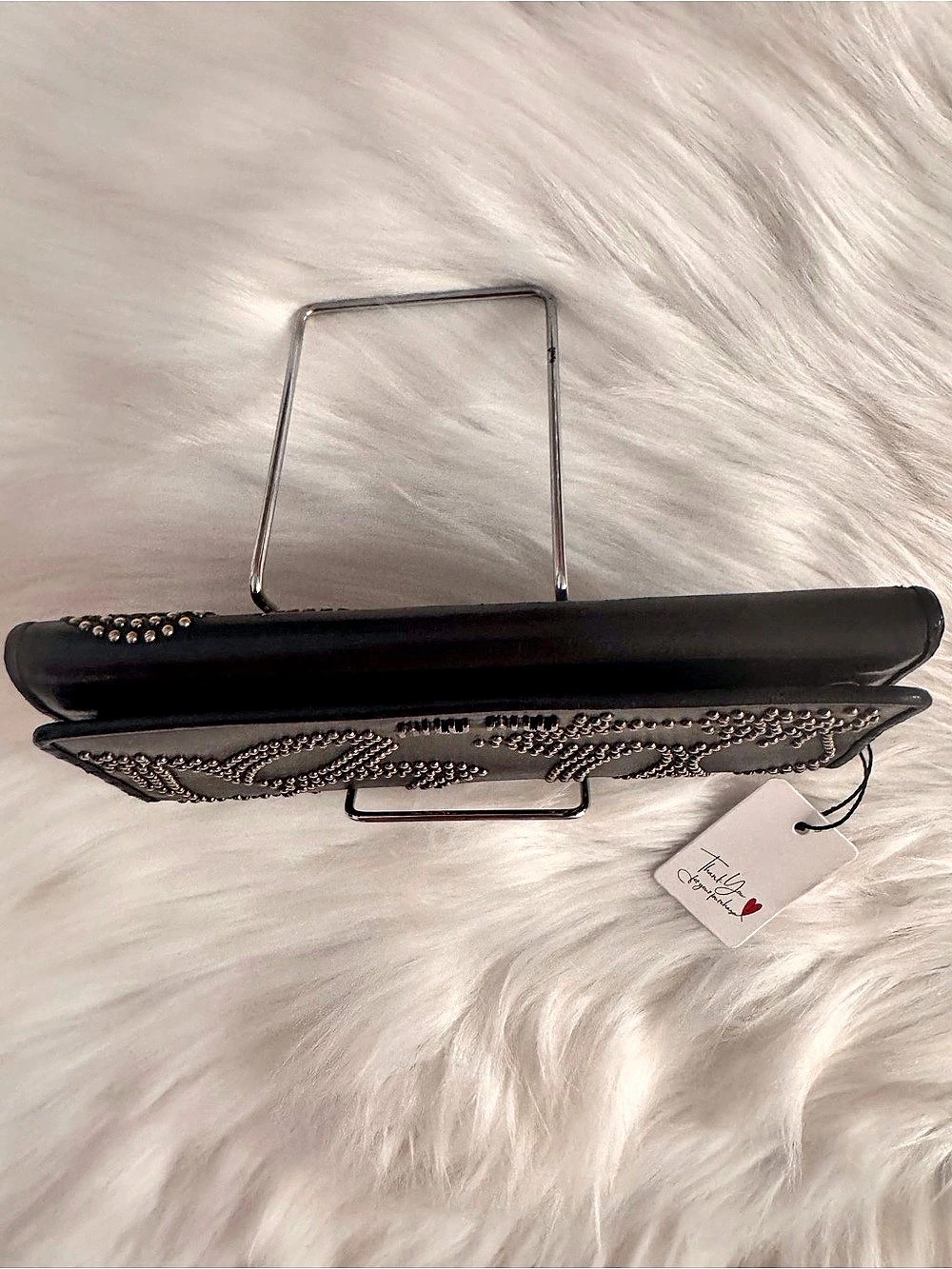 Miu Miu Black Studded leather Wallet - Picture 8 of 16